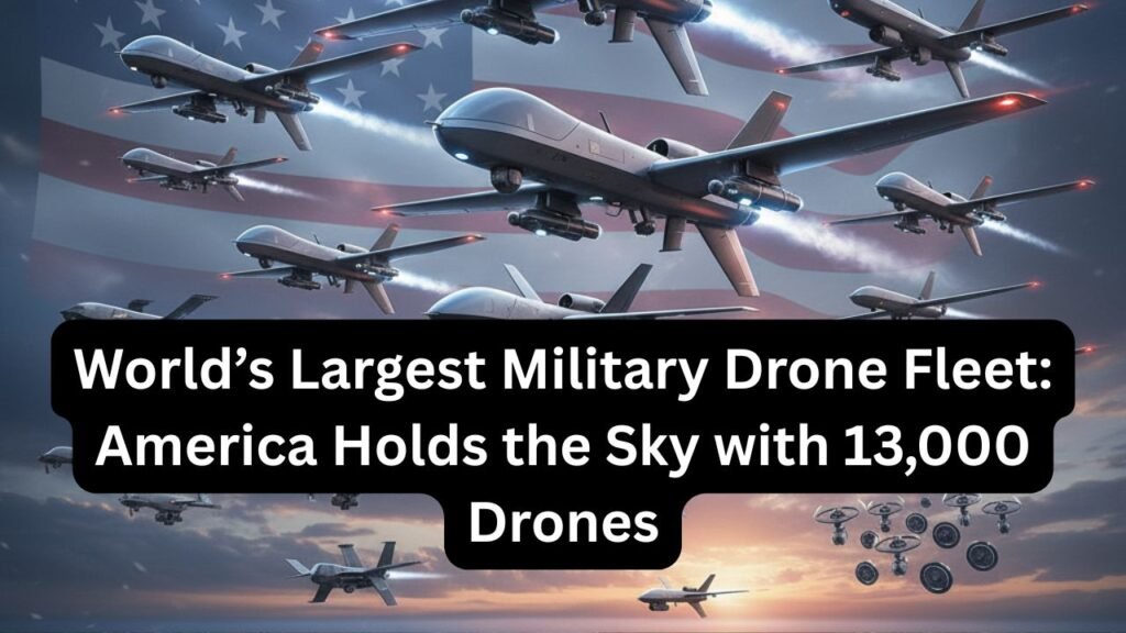 World’s Largest Military Drone Fleet: America Holds the Sky with 13,000 Drones